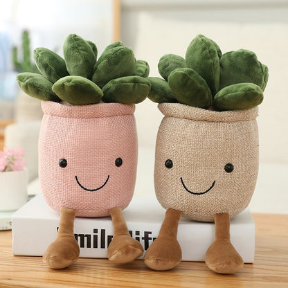 Enchanting Succulent Dreams: Lifelike Plush Creations for Whimsical Home Decor and Playful Kid Gifts