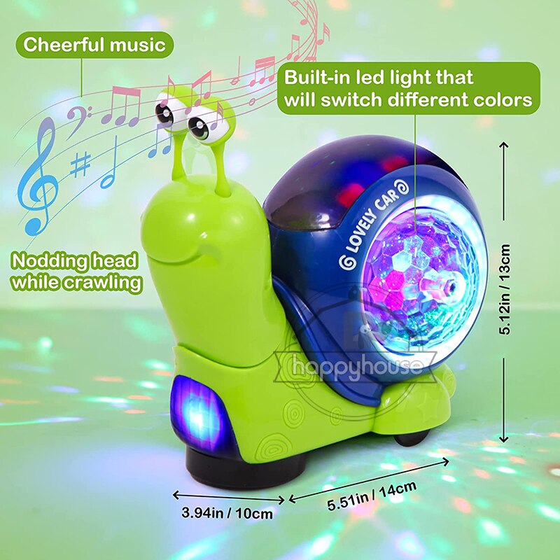 Crawling Snail Baby Toy
