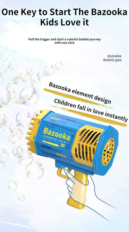 69-Hole Bazooka Bubble Gun Machine