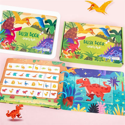 4 Styles Montessori Busy Book For Kids