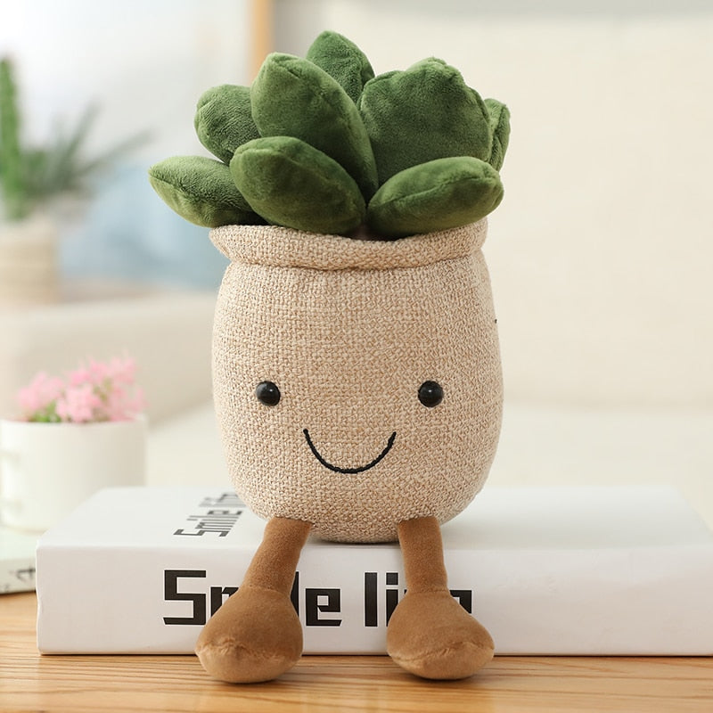 Enchanting Succulent Dreams: Lifelike Plush Creations for Whimsical Home Decor and Playful Kid Gifts