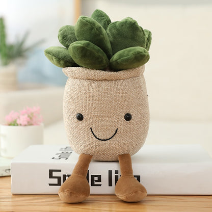 Enchanting Succulent Dreams: Lifelike Plush Creations for Whimsical Home Decor and Playful Kid Gifts