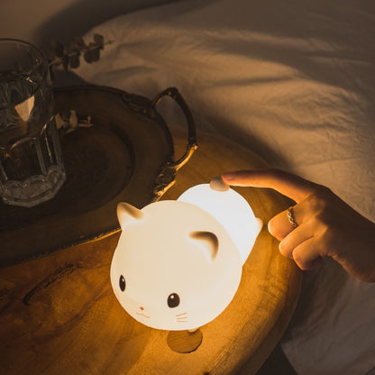 Adorable LED Night Light for Kids: Touch Sensor Bedroom Lamp with Charming Room Decor Appeal