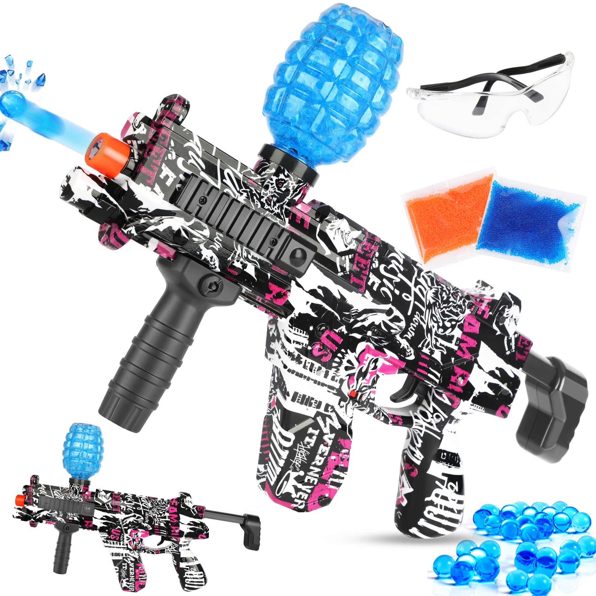 Électrique L Gun pour Jeux de plein air L Ball Blaster Gun Toys Cs Shooting  Ball Perles S Gun Jouets Enfants