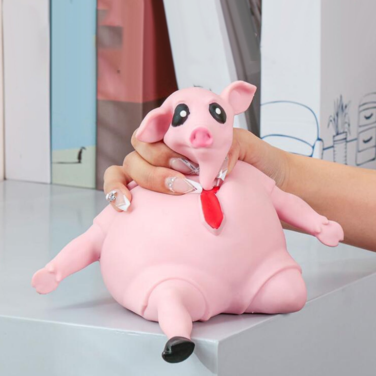 Cute Pig Vent Toys: Fun Stress Relief and Sensory Toys for Girls, Boys, and Adults