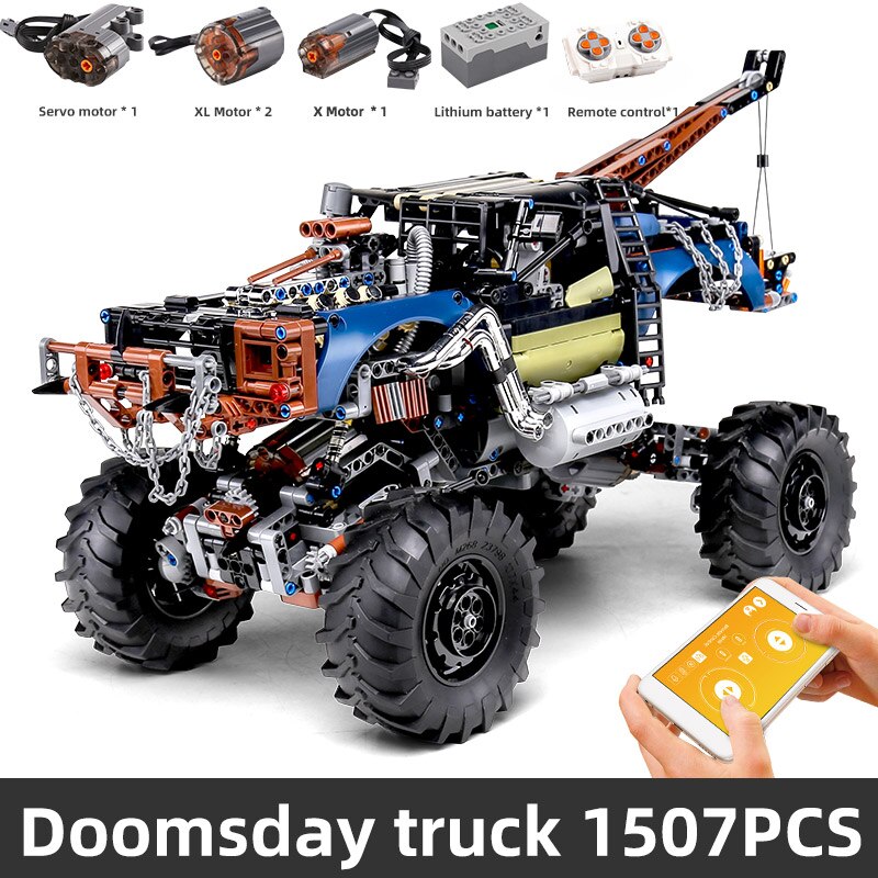 Boys Building Blocks Remote Control Off-Road Car