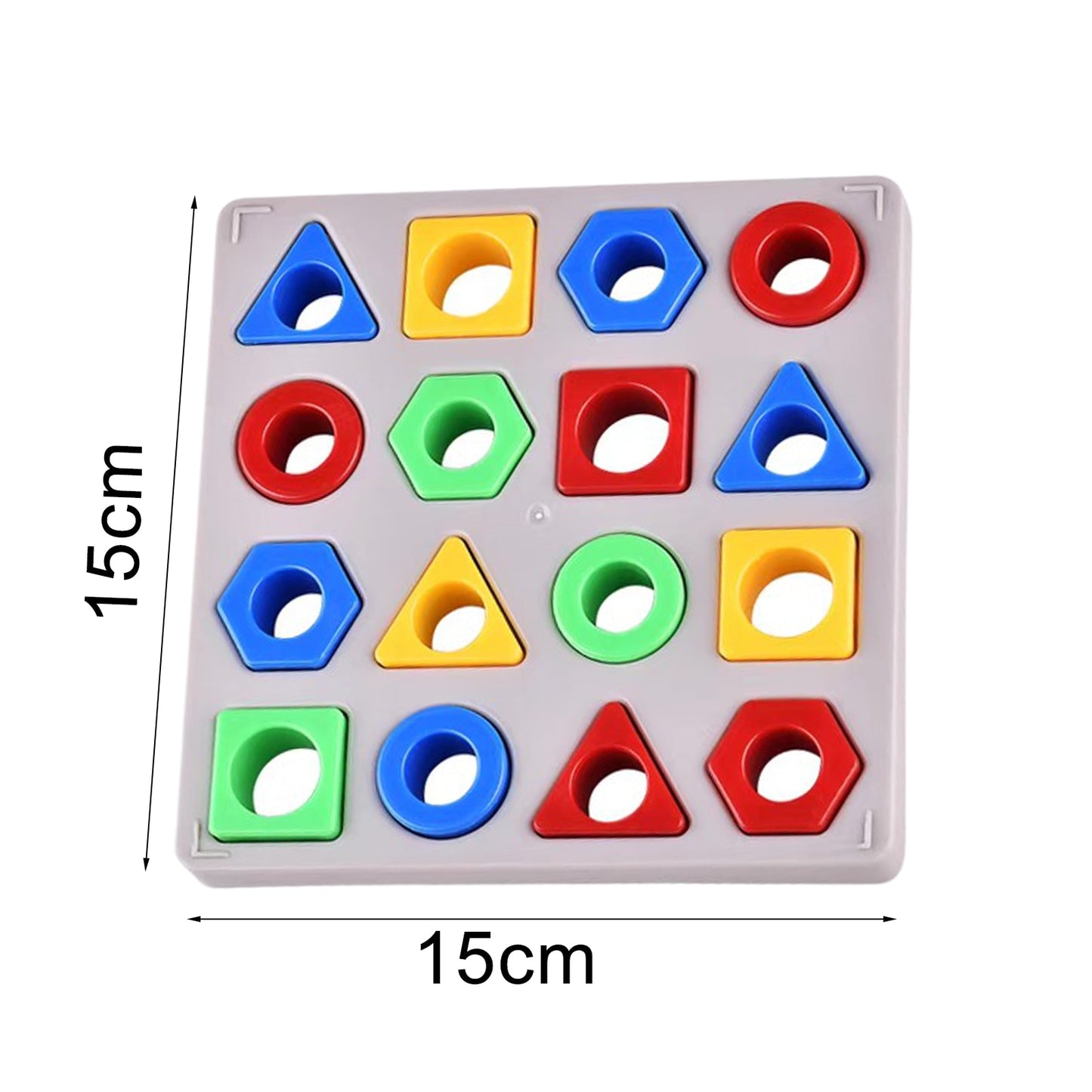 Geometric Shape Color Matching Interactive Toy