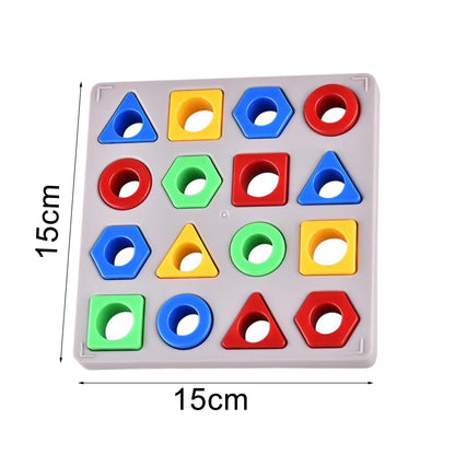 Geometric Shape Color Matching Interactive Toy