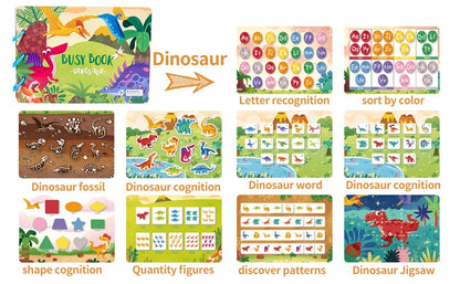 4 Styles Montessori Busy Book For Kids
