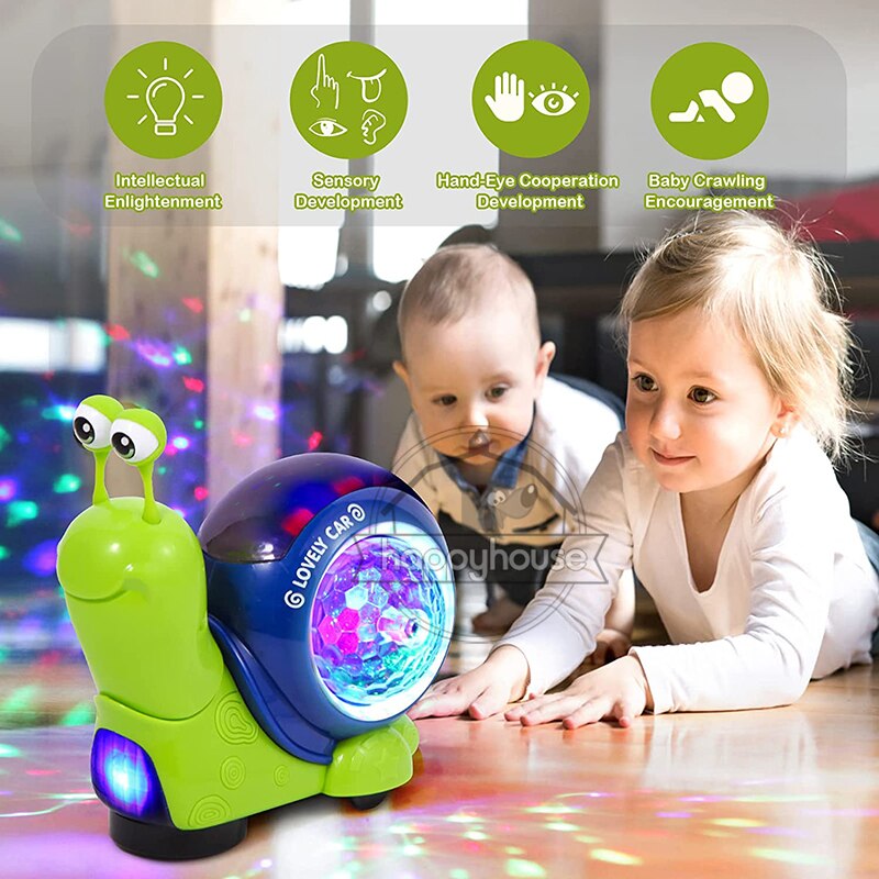 Crawling Snail Baby Toy