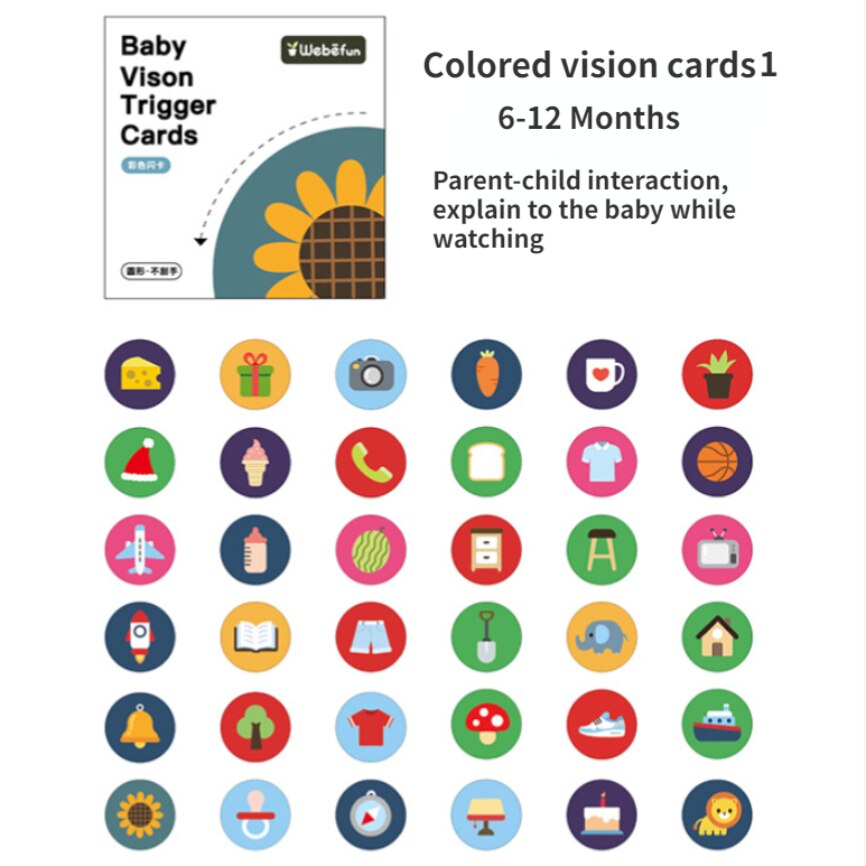 Toys Baby Visual Stimulation Card Black White