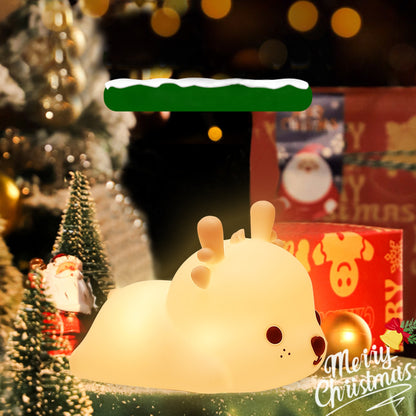 Adorable LED Night Light for Kids: Touch Sensor Bedroom Lamp with Charming Room Decor Appeal