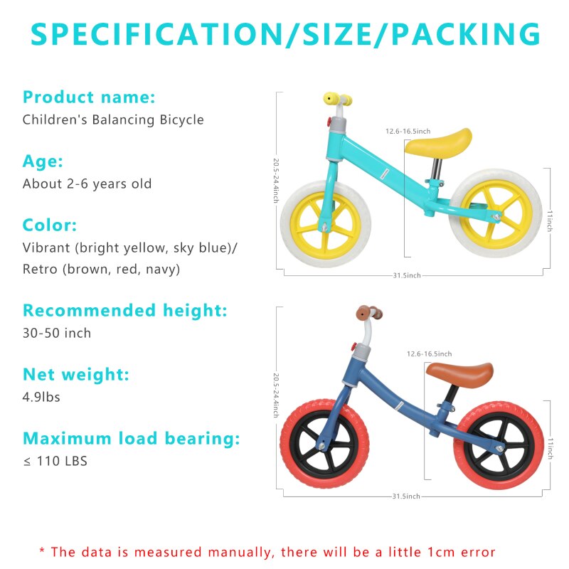 Kids Balance Training Bicycle