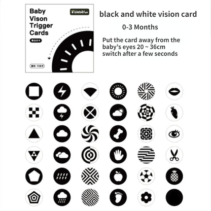 Baby Visual Stimulation Flash Cards