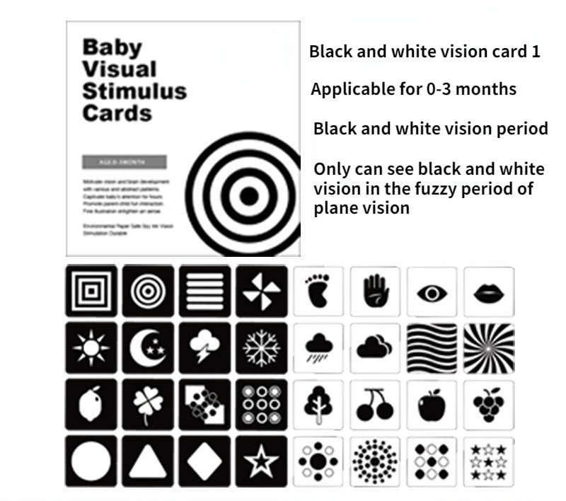 Baby Visual Stimulation Flash Cards