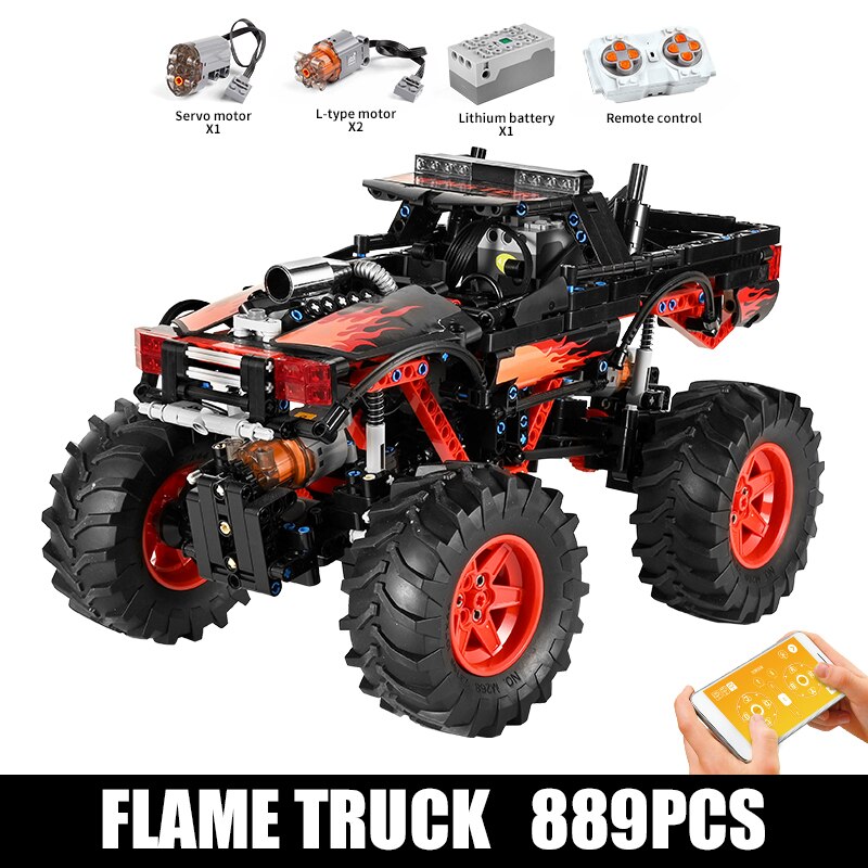 Boys Building Blocks Remote Control Off-Road Car