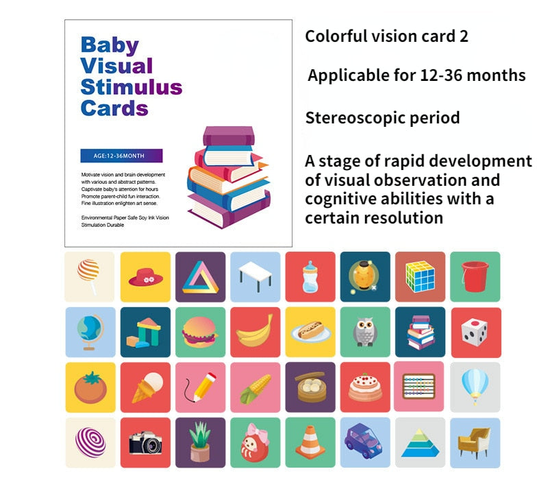 Toys Baby Visual Stimulation Card Black White