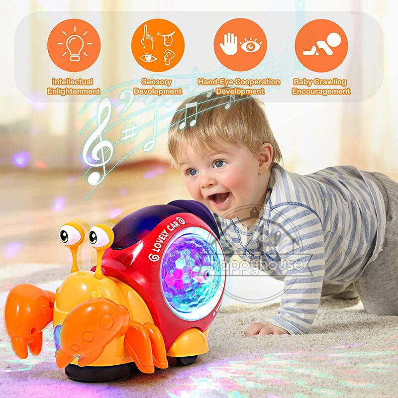 Crawling Snail Baby Toy