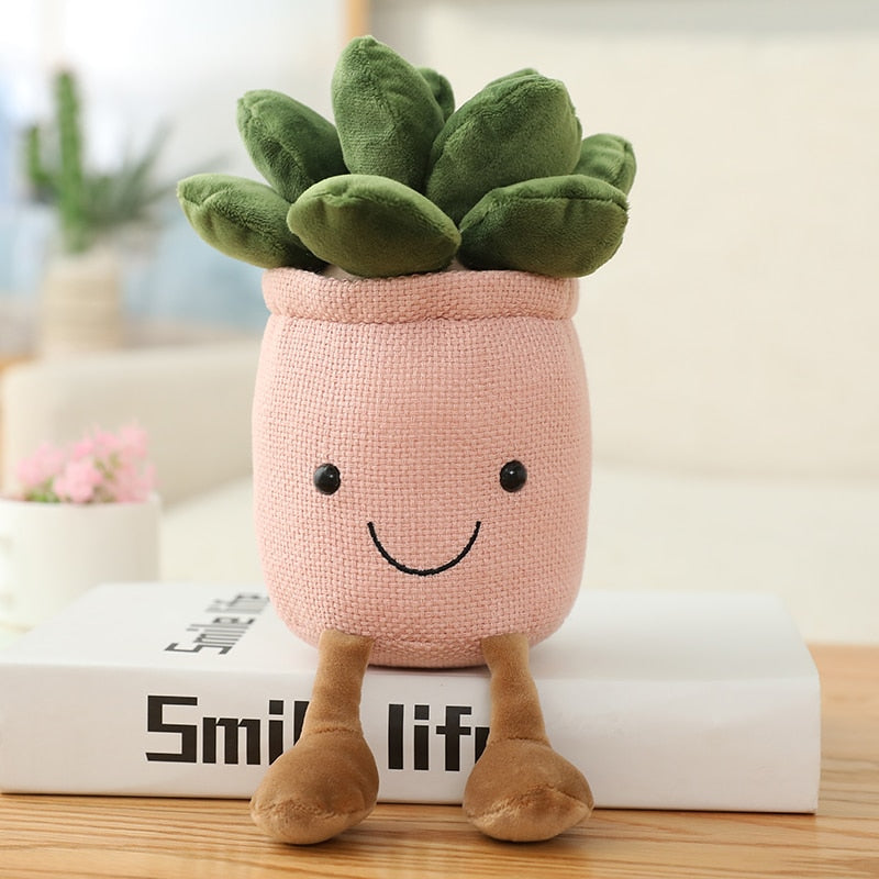 Enchanting Succulent Dreams: Lifelike Plush Creations for Whimsical Home Decor and Playful Kid Gifts