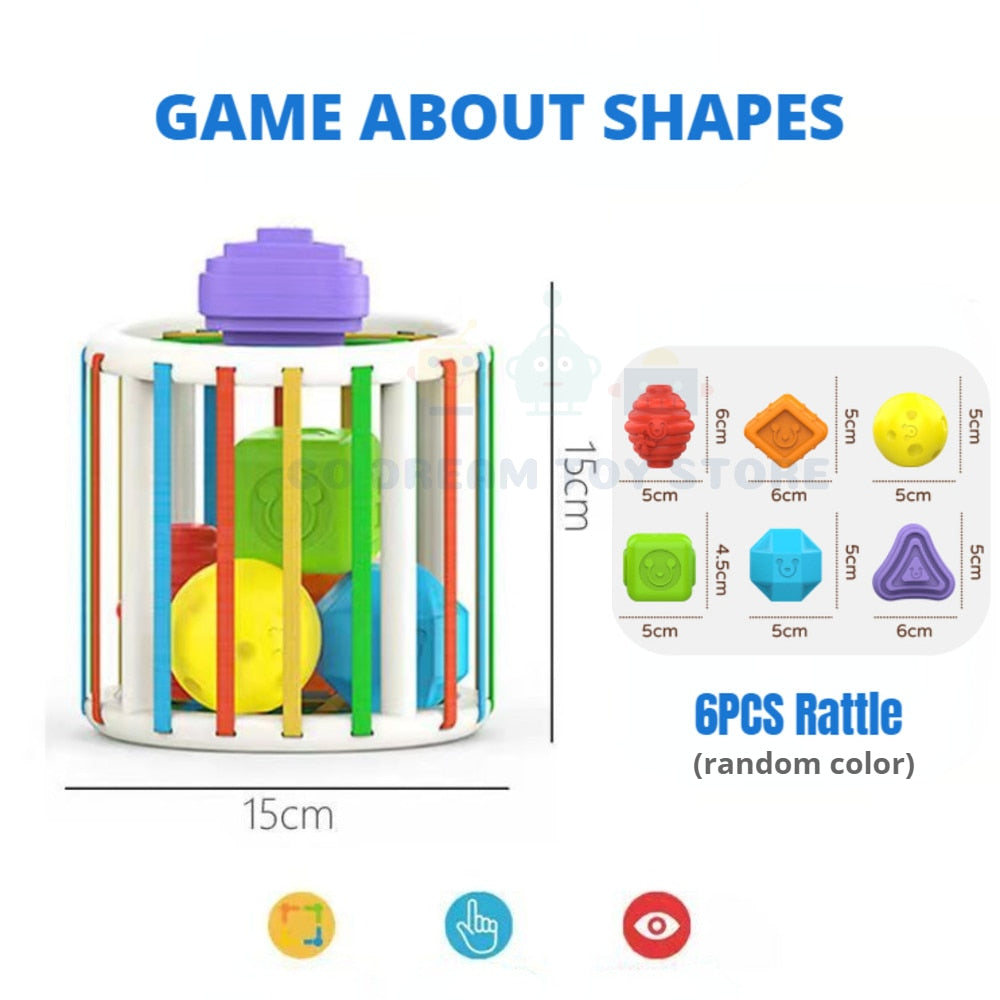 UNIWA Shape Sorter Baby Toys