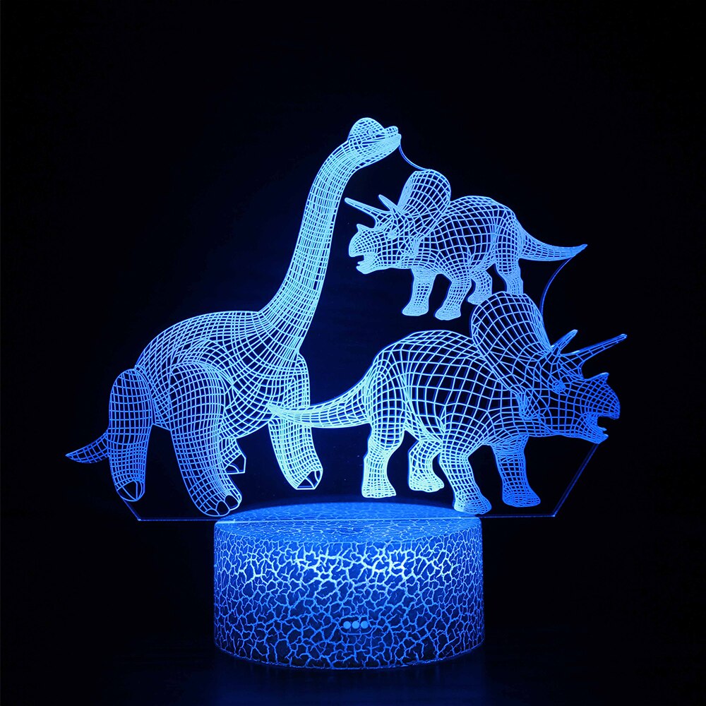 3D Dinosaur LED Night lamp