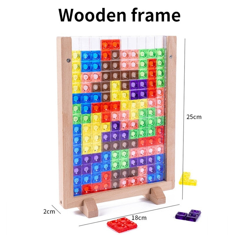 Russian Blocks Puzzle Brain Teasers Toy,