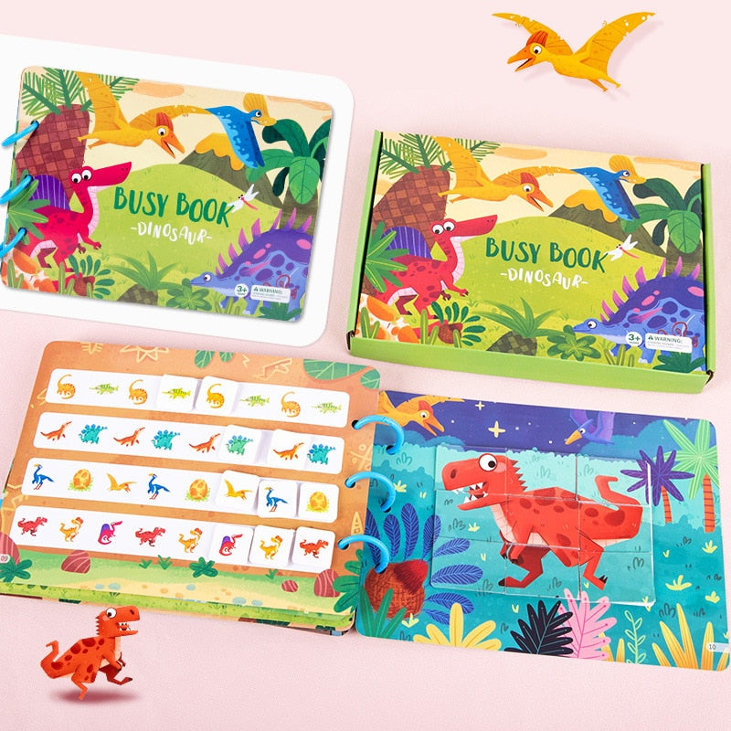 4 Styles Montessori Busy Book For Kids