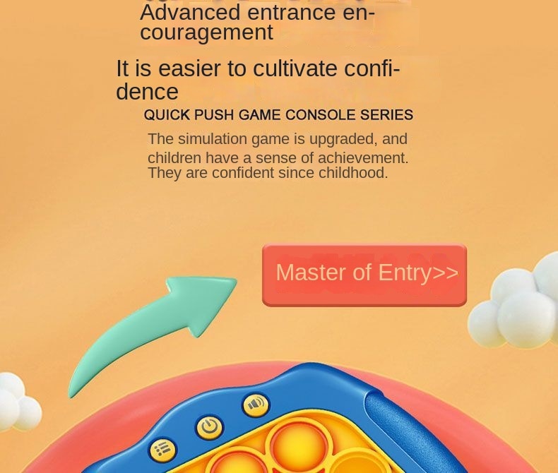 Pop-N-Push Bubbles Game Console: Addictive Fun for Kids, Adults, and Everyone