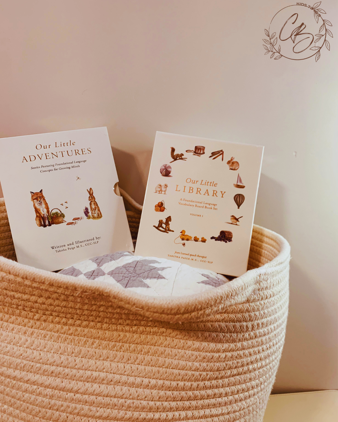 Our Littles Library: First Words for Growing Minds