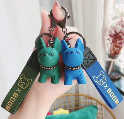 Adorable French Bulldog Keychain - Carry a Dash of Cuteness Everywhere