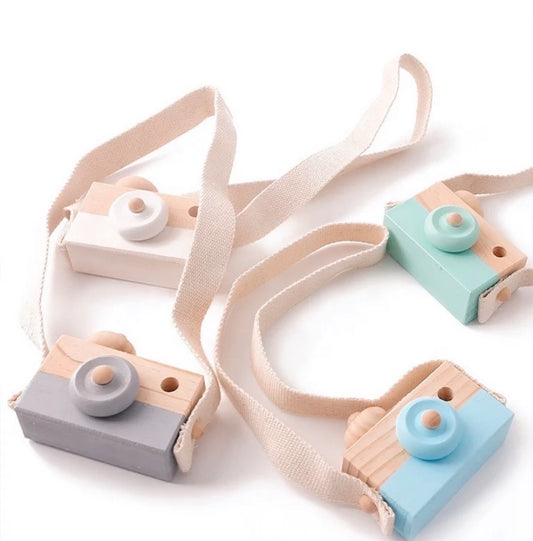 Baby Toy Wooden Mini Camera Toy
