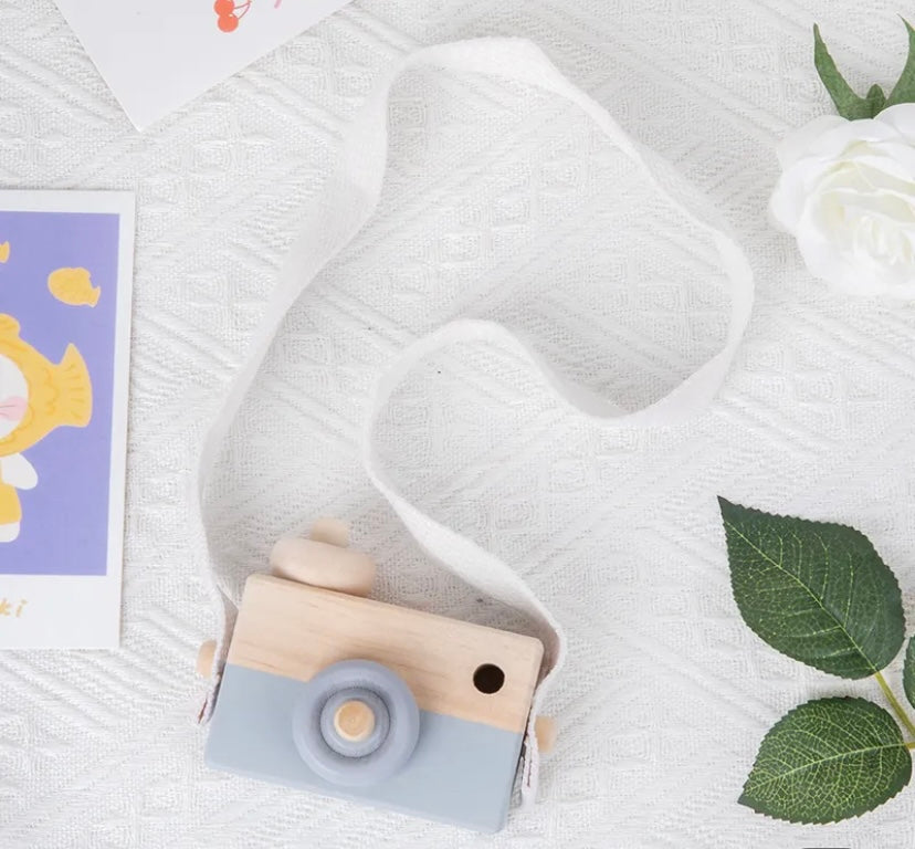 Baby Toy Wooden Mini Camera Toy