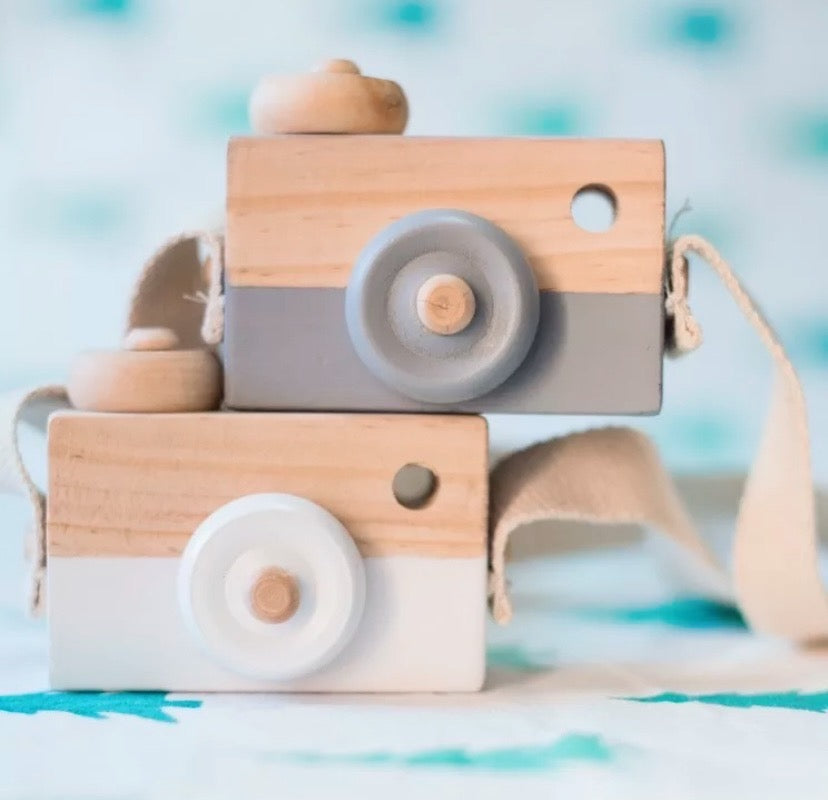 Baby Toy Wooden Mini Camera Toy