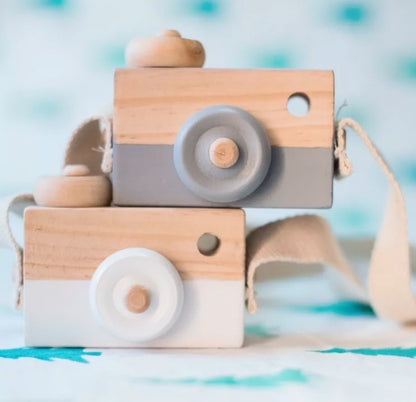 Baby Toy Wooden Mini Camera Toy