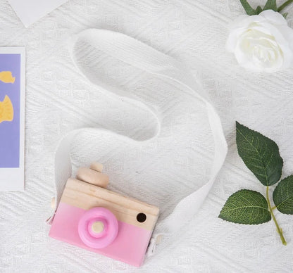 Baby Toy Wooden Mini Camera Toy