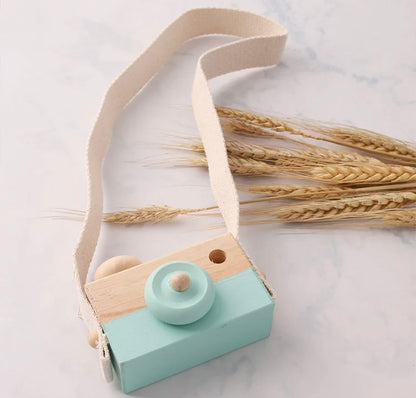 Baby Toy Wooden Mini Camera Toy