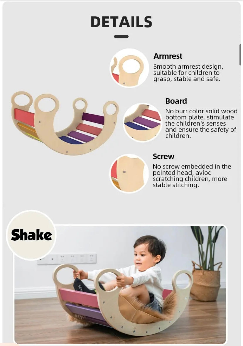 Wooden Toddler Climber Arch
