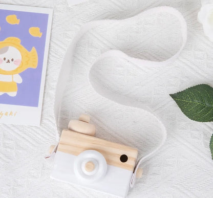 Baby Toy Wooden Mini Camera Toy
