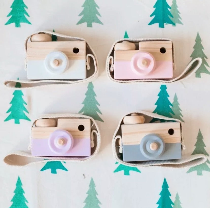 Baby Toy Wooden Mini Camera Toy