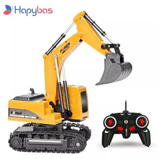 Remote Control Excavator Toy for Beginners- 2.4Ghz 6 Channel 1:24 RC Excavator toy RC Engineering Car