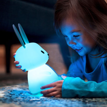 Adorable LED Night Light for Kids: Touch Sensor Bedroom Lamp with Charming Room Decor Appeal