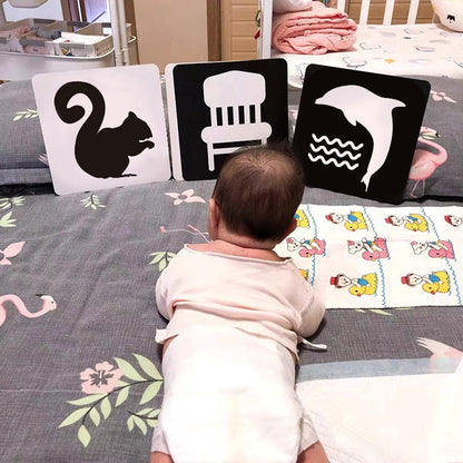 Toys Baby Visual Stimulation Card Black White