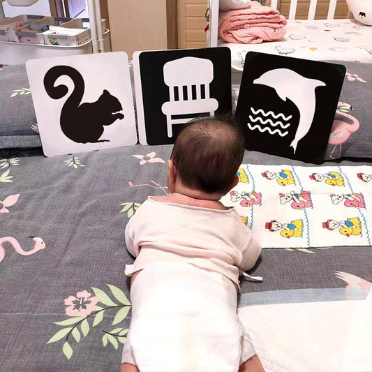 Toys Baby Visual Stimulation Card Black White