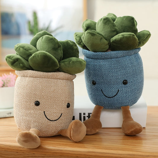 Enchanting Succulent Dreams: Lifelike Plush Creations for Whimsical Home Decor and Playful Kid Gifts