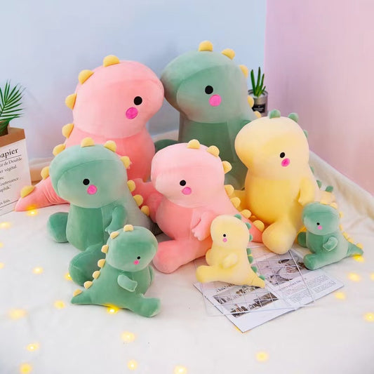 Roar into Fun with 25/30cm Super Soft Dinosaur Plush Dolls - Adorable Stuffed Animals for Endless Adventures